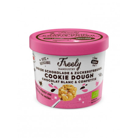 cookie dough Freely Handustry chocolat blanc confettis