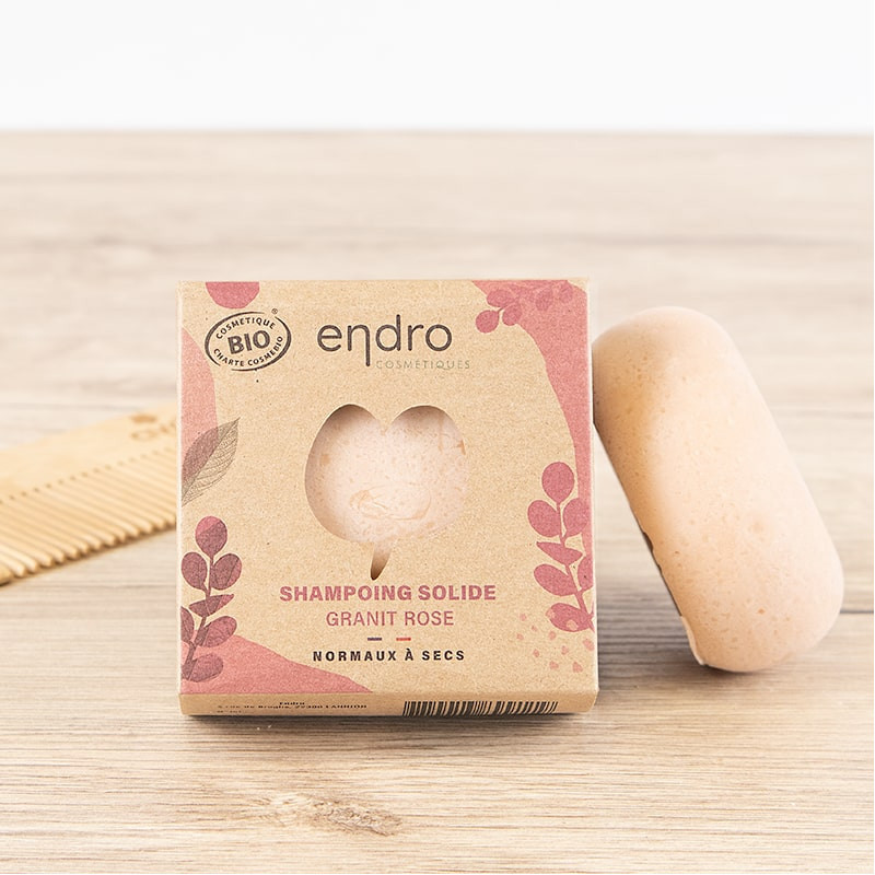 shampoing solide granit rose Endro