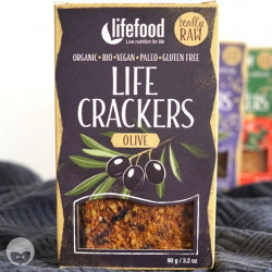 lifefood - life crackers olive