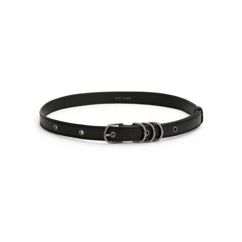 ceinture vegan Julep Black - Matt and Nat