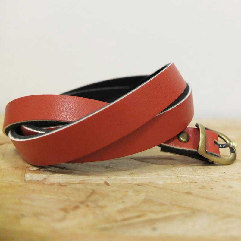 ceinture vegan Corinthe Camille - apple skin rust ceinture vegan Corinthe Camille - apple skin rust