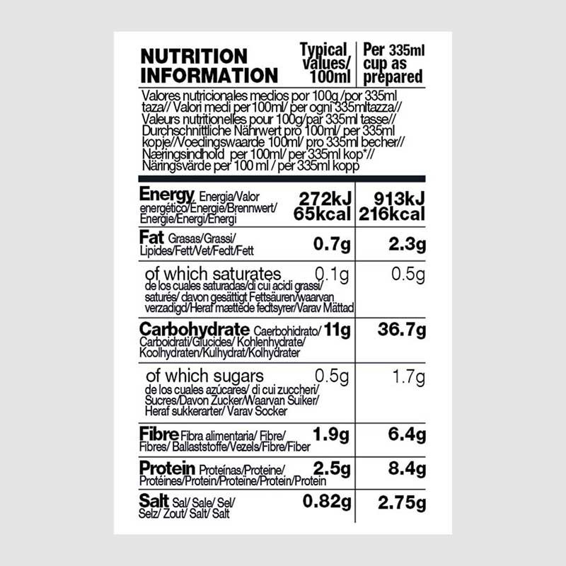infos nutritionnelles King Soba ramen miso classique