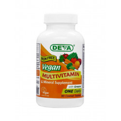 Vegan multivitamine sans fer Deva