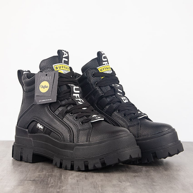 bottines Buffalo aspha NC MID Black 5