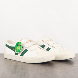 baskets Gola Coaster strap off white dark green 5