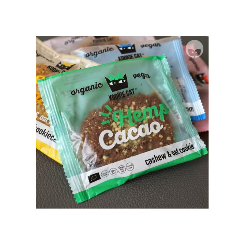 kookie cat - cookie graines de chanvre cacao