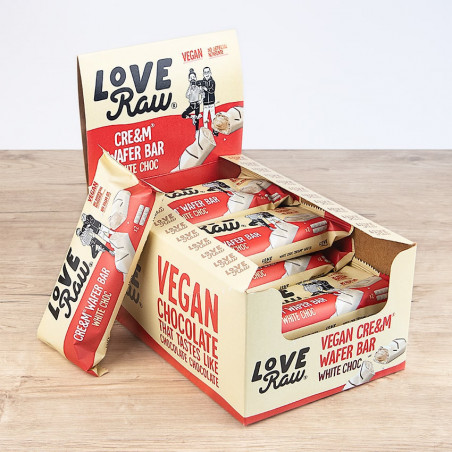 Lot de Cre&m Wafer Chocolat Blanc x12