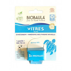 pastille de nettoyage de vitres Biobaula