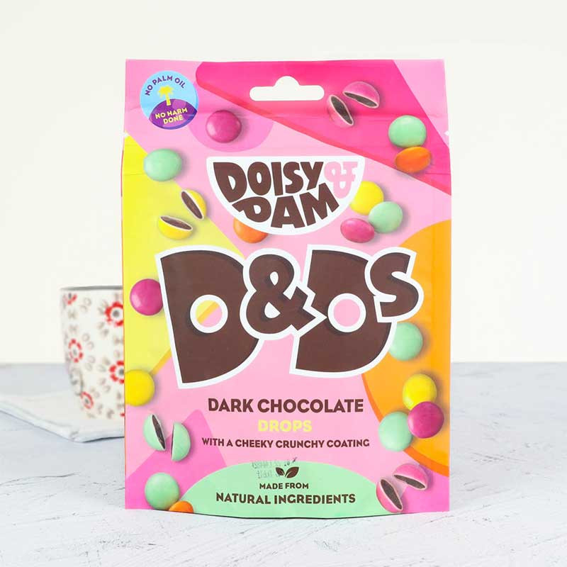 dark chocolate drops Doisy and Dam
