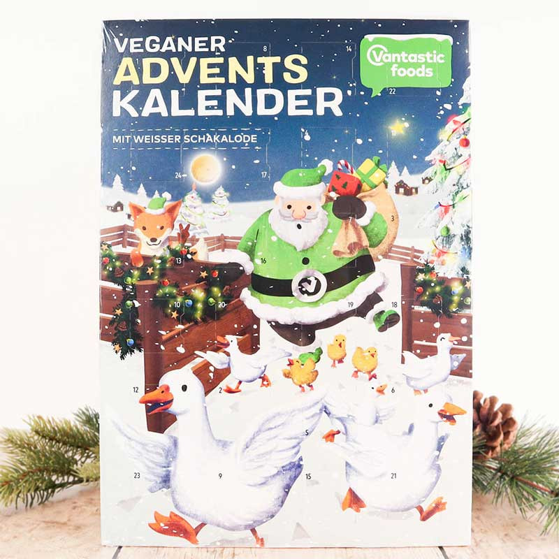 calendrier schakalode blanc Vantastic Foods