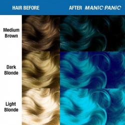 before after atomic turquoise Manic Panic - Amplified