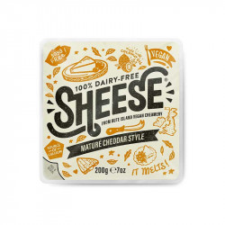 Sheese mature cheddar vegan cheese