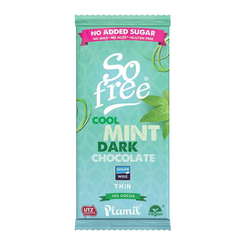tablette cool mint dark chocolate Plamil So free