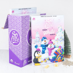 lot calendrier chocolat blanc so free x6