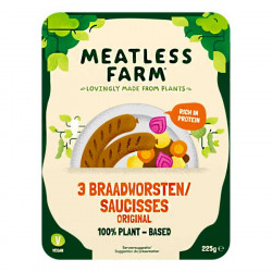 saucisses végétales Meatless Farm