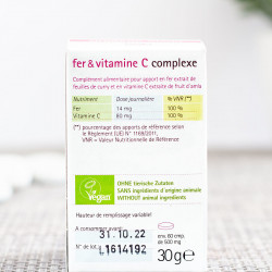 Fer & Vitamine C complexe Bio - GSE	