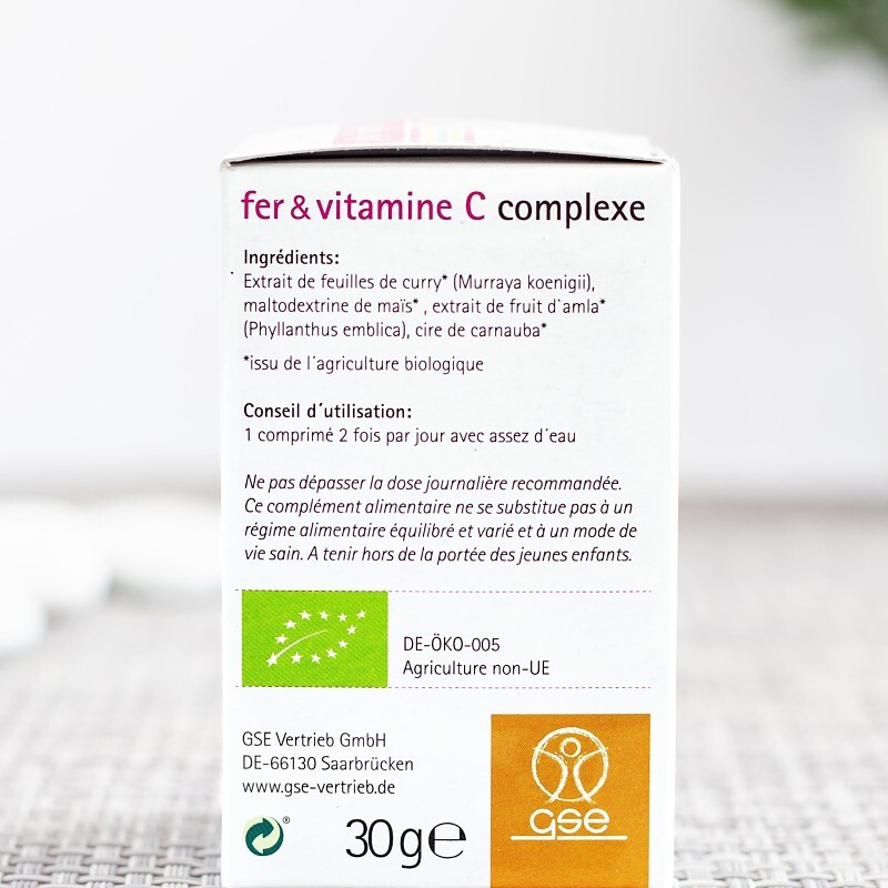 Fer & Vitamine C complexe Bio - GSE	