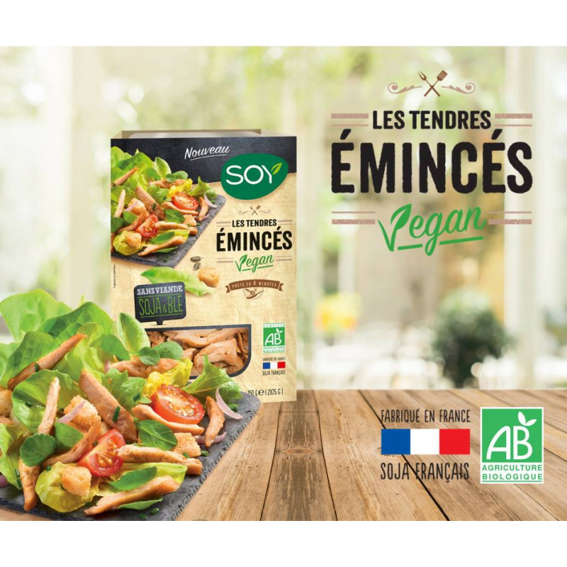 émincés nature soy