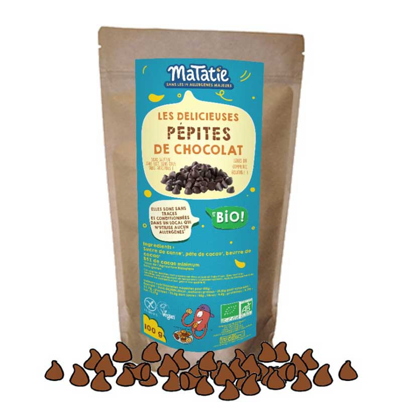 pépites de chocolat Matatie