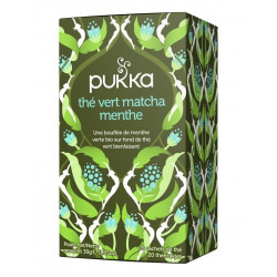 thé vert matcha menthe pukka