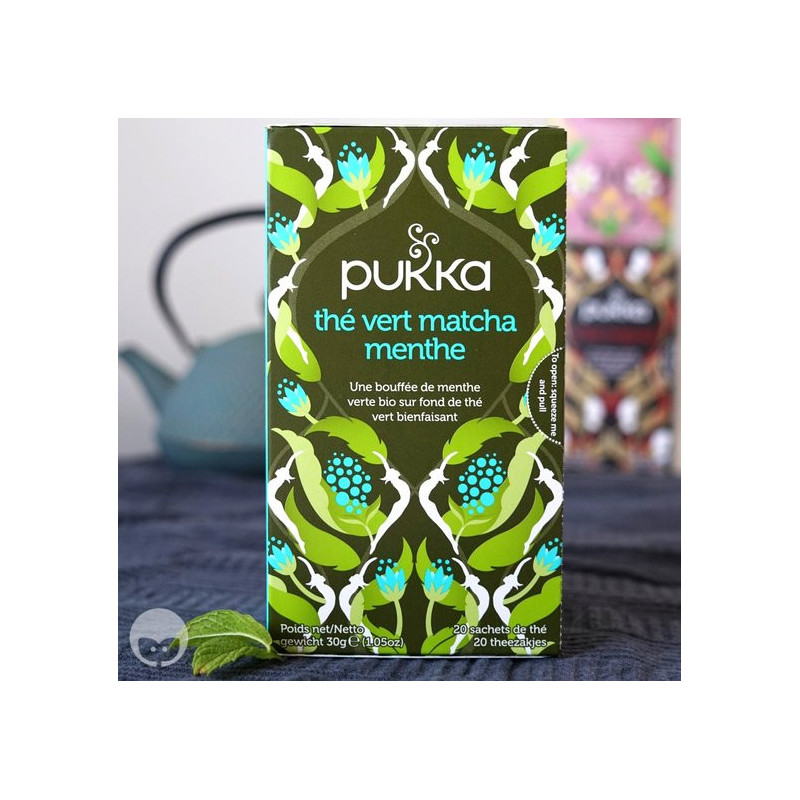 pukka - thé vert bio matcha menthe