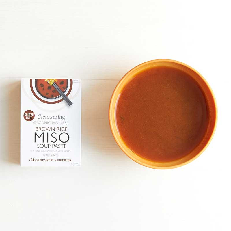 brown rice miso soup paste Clearspring