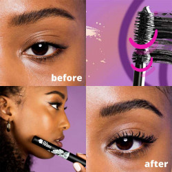 before after mascara All Tigers extra volume