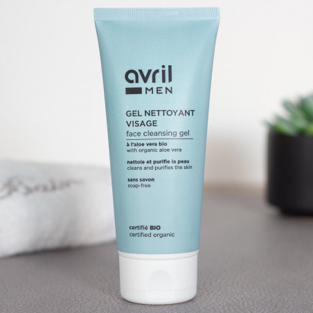 gel nettoyant visage homme avril cosmetiques