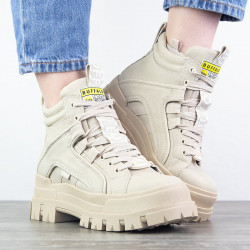 bottines Buffalo Aspha MC NID - Beige 1
