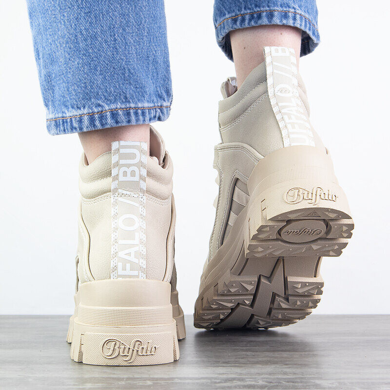 bottines Buffalo Aspha MC NID - Beige 3