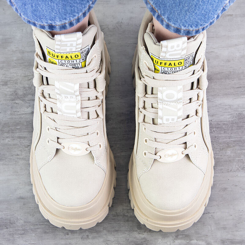 bottines Buffalo Aspha MC NID - Beige 4