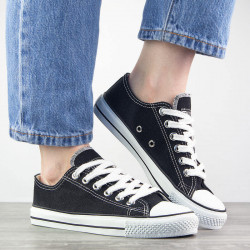 basket basse fair trainer classic jet black ethletic - 1