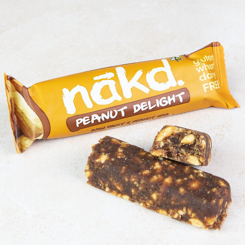 Barres de céréales cacahuètes peanut delight NAKD : la boite de 140g à Prix  Carrefour