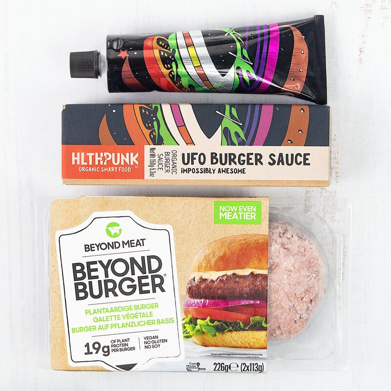 vegan box burger