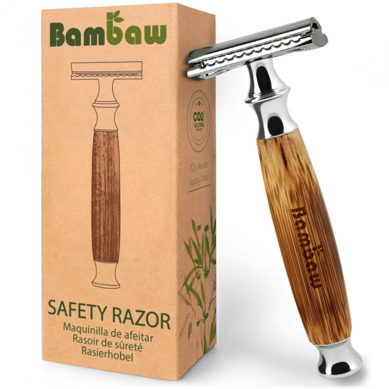 rasoir sûreté bambaw manche bambou