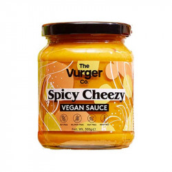 spicy cheezy vegan sauce The Vurger Co