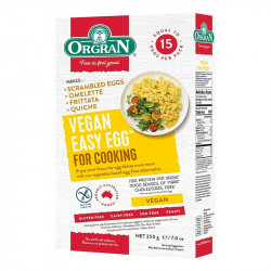 Orgran vegan easy egg - cooking