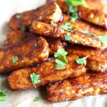 tempeh - sauce bbq