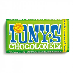 Tonys Chocolonely dark chocolate 51 almonds
