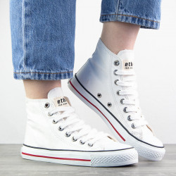 basket haute fair trainer just white ethletic