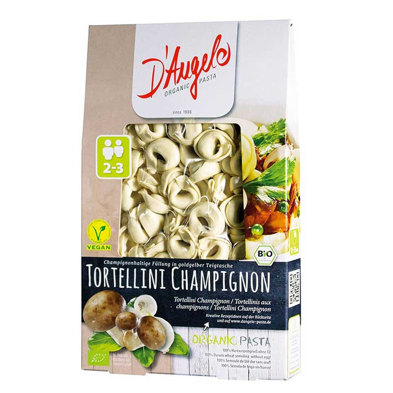 Tortellini vegan champignons D Angelo