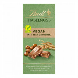 chocolat noisette Lindt vegan