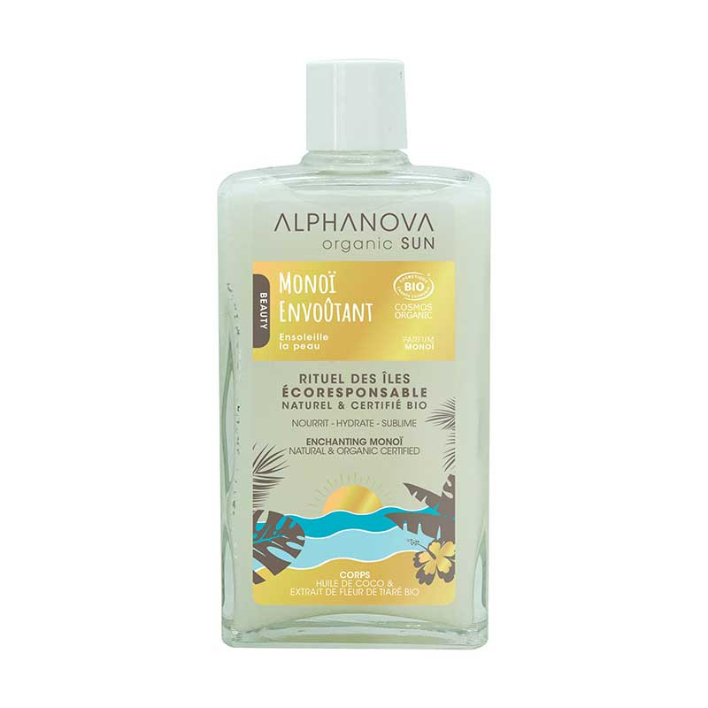 Monoi bio envoutant Alphanova