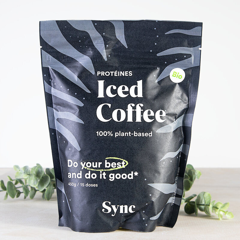 poudre protéine Iced coffee SYNC