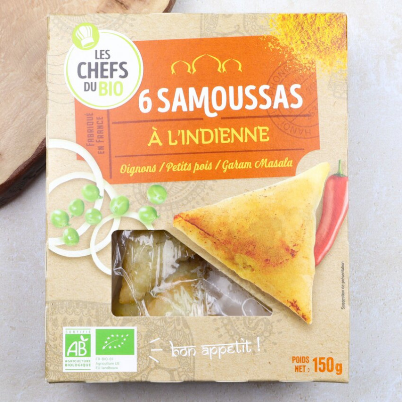 samoussas vegan a l indienne Les Chefs du Bio