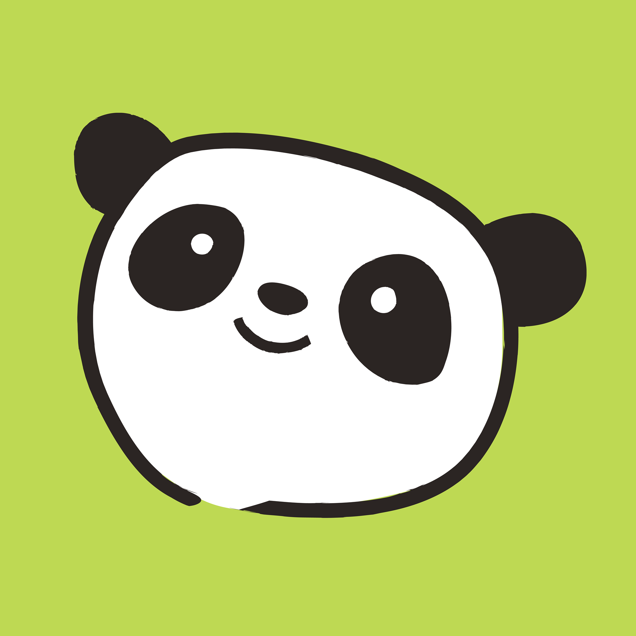 The Cheeky Panda Pailles en papier bambou Motif rayures noires 30 g 